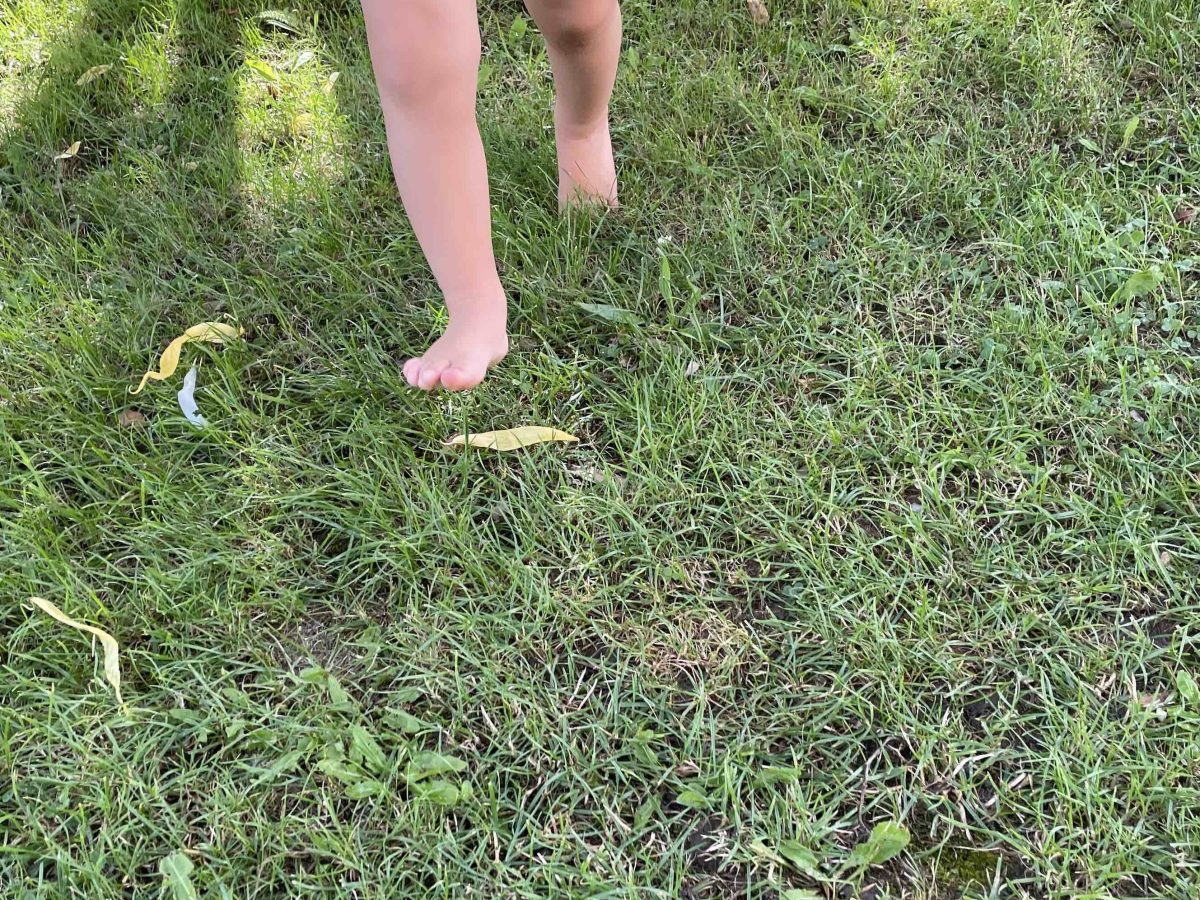 Chodidla na zemi a v prostoru- 2 letní&nbsp;lekce